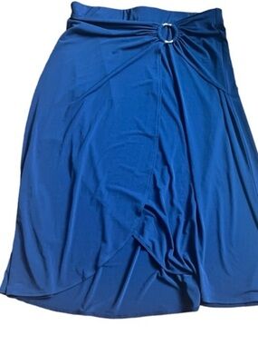Tommy Bahama Royal Blue Midi Skirt with Ring Detail